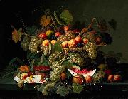 Severin Roesen Still Life with Fruit oil painting artist